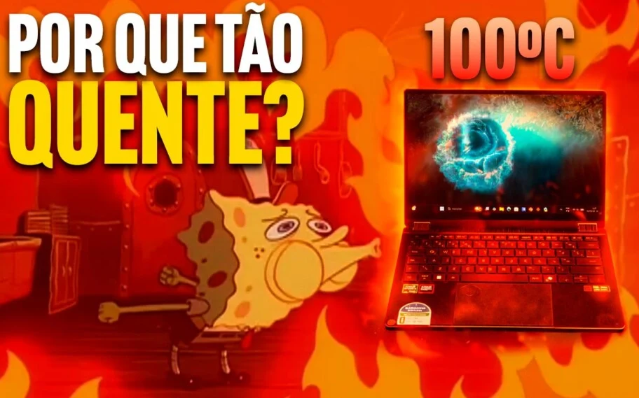 100 GRAUS É NORMAL? Porque notebooks esquentam tanto