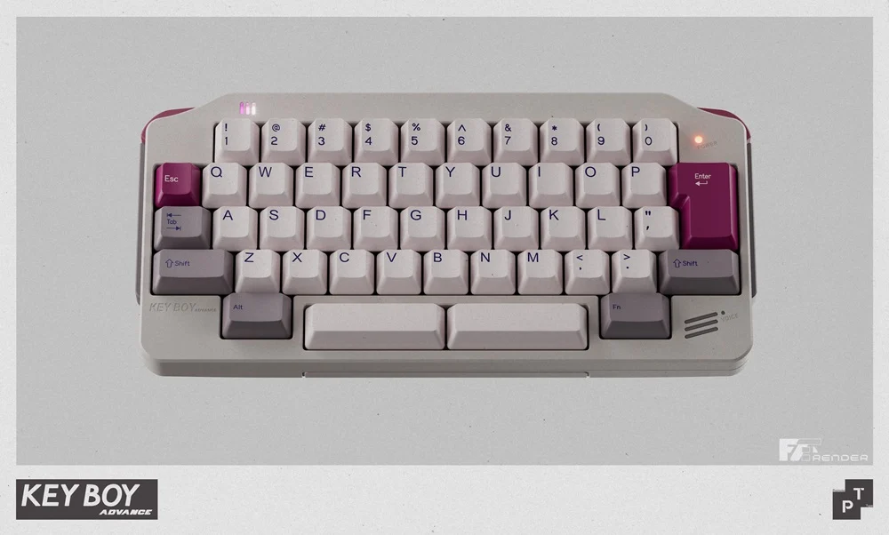 Teclado estilo Game Boy Advance