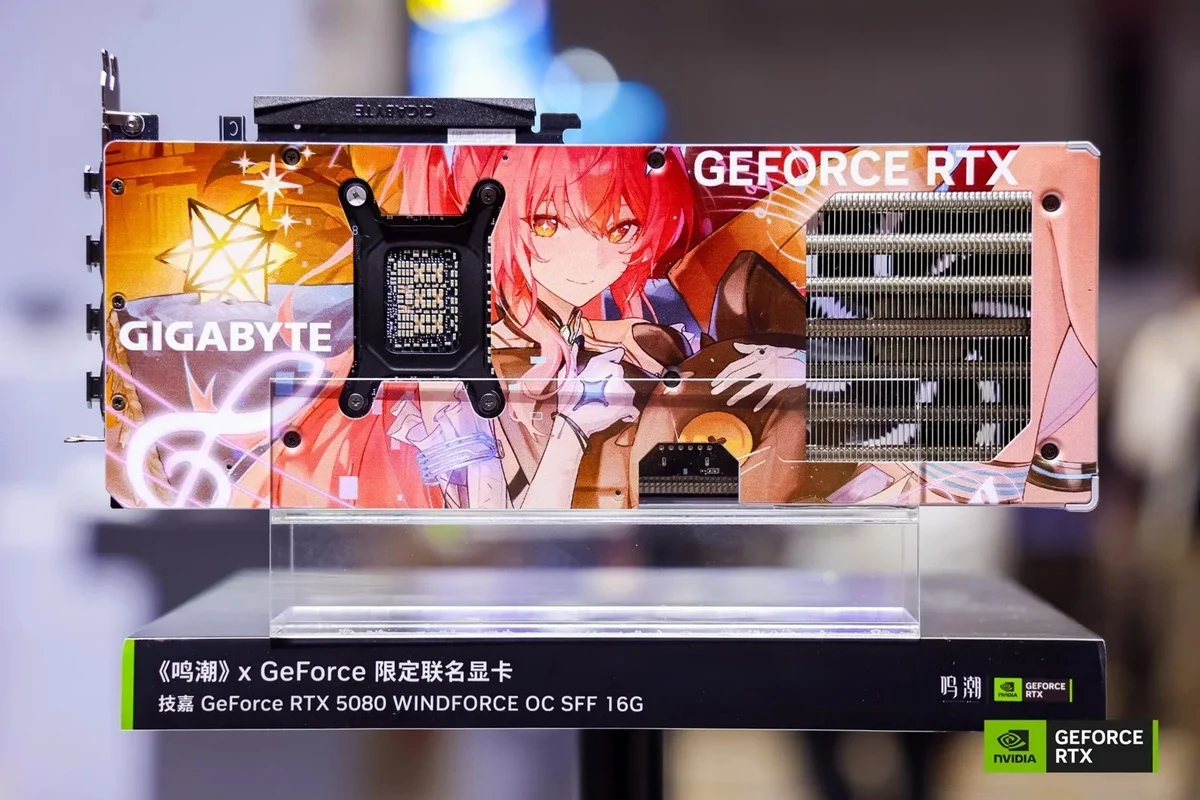NVIDIA exibe 8 GeForce RTX 5080 inspiradas em jogos na Bilibili World 2026