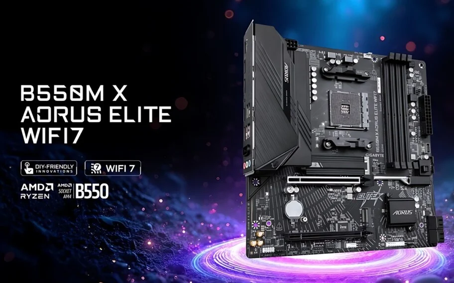 AM4 se recusa a morrer: Gigabyte anuncia novas placas-mãe B550 em 2026